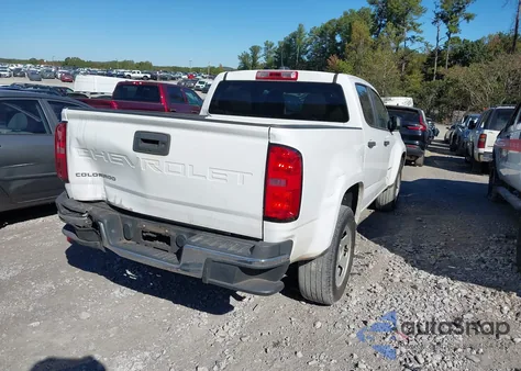 2021 Chevrolet Colorado 2Wd Short Box Wt из США, поврежденный, VIN 1GCGSBEA6M1144349